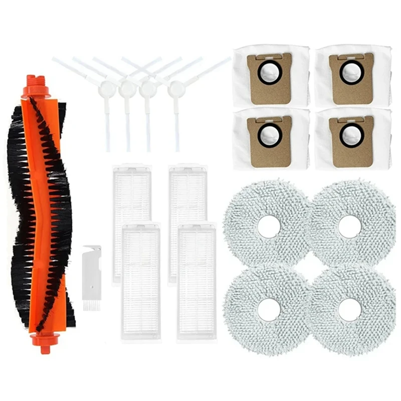 

Насадки для робота-пылесоса Xiaomi M30 Pro/C107, основная боковая щетка, HEPA фильтр, Швабра, тканевые накладки, Сменные запасные части, набор аксессуаров