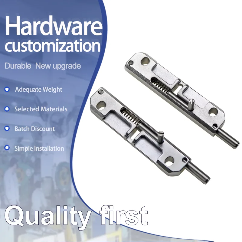 Hardware Accessories For Industrial Electrical Equipment Cabinet Doors And Truck Doors Zinc Alloy Spring Door Bolts