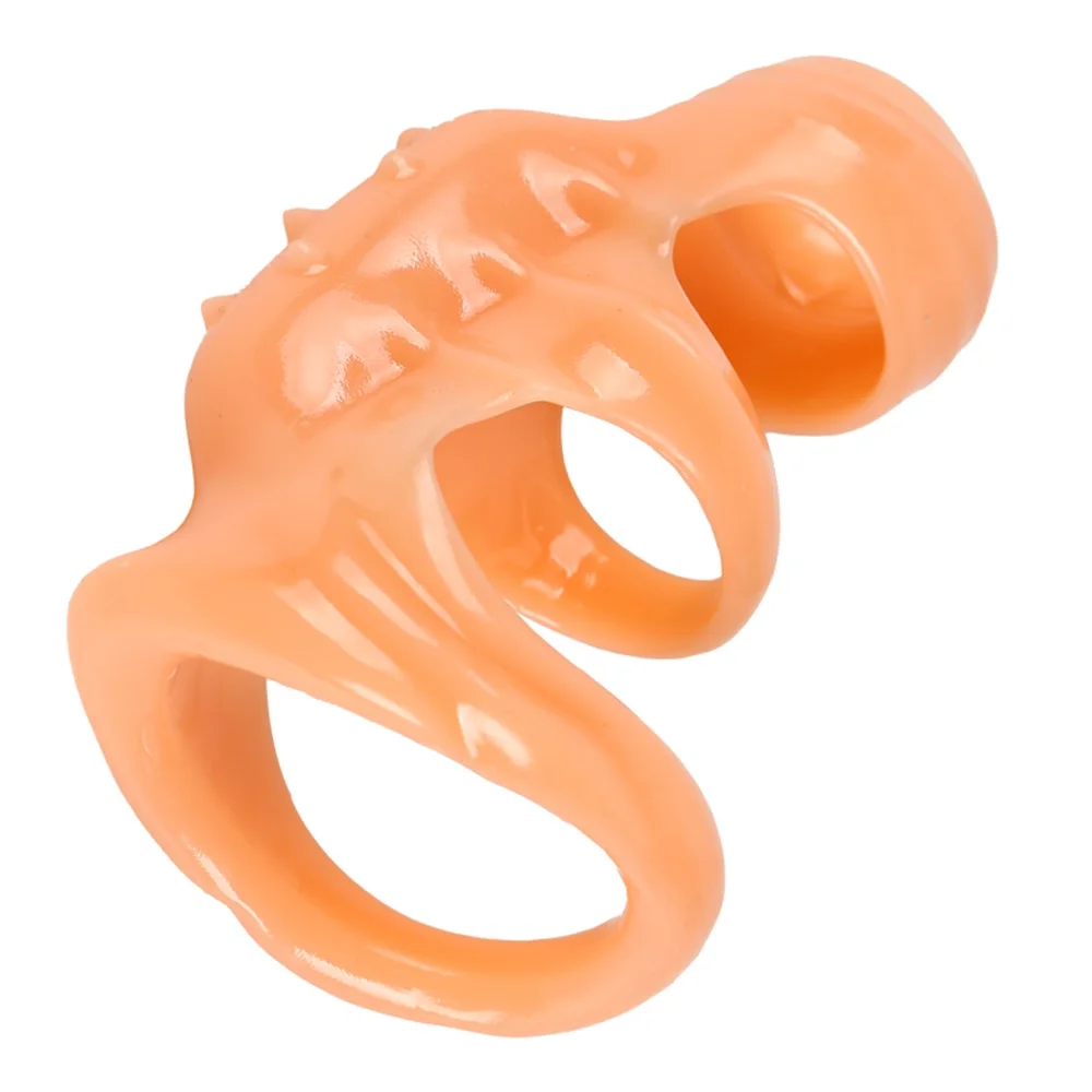 Delay Male Ejaculation Sleeve Vibrating Ring G-spot Stimulator_voghion.com