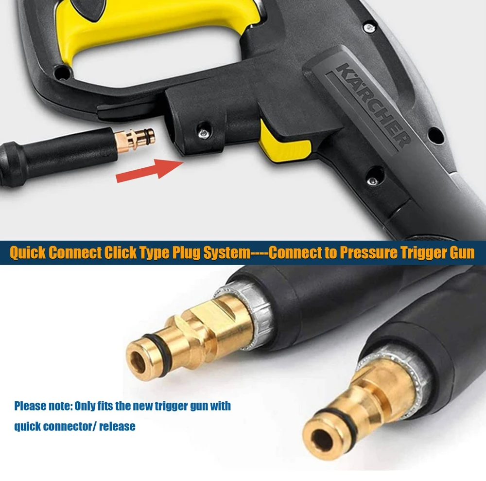 高圧洗浄機交換ホース,ジェット洗浄延長ホース,タイプ,クイック接続,車