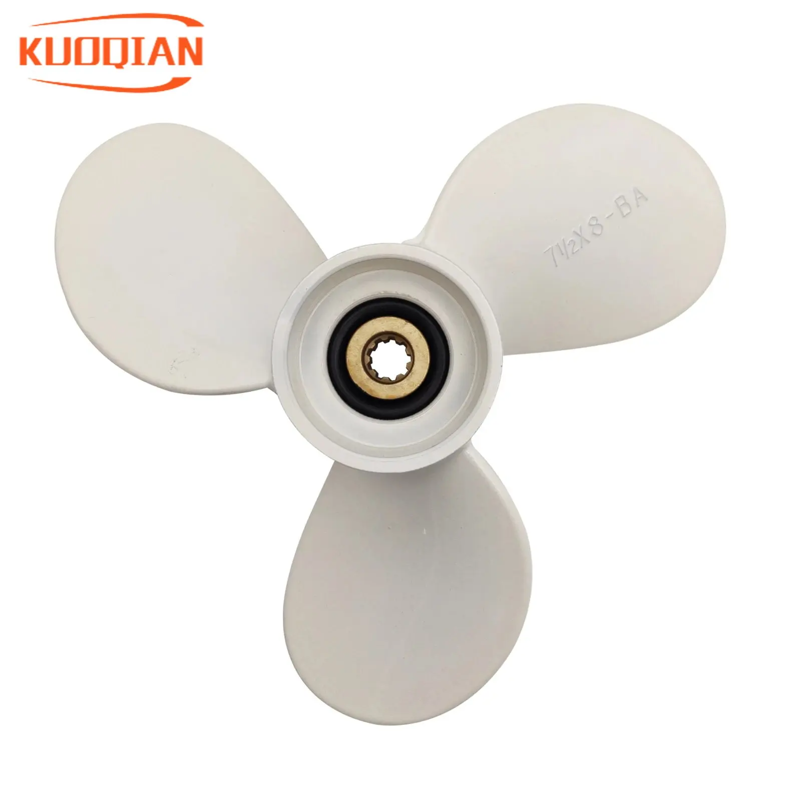 Aluminium Propeller 7 1/2X7-BA für Yamaha 4hp 5hp ... - Grandado