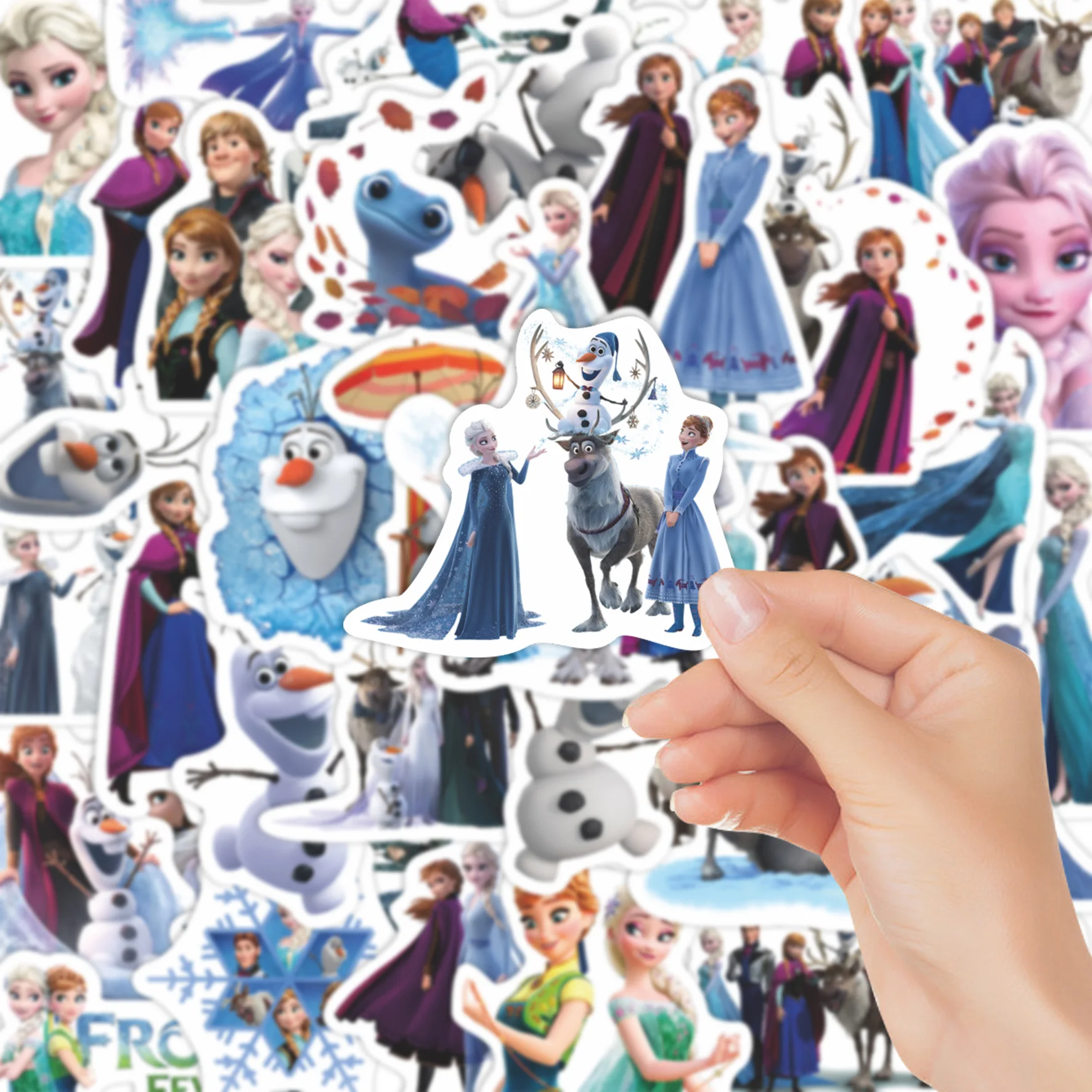 Autocollants La Reine des Neiges - Elsa, Anna, Olaf & amis