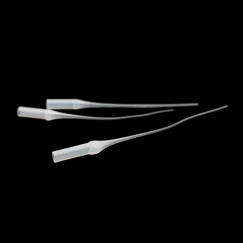 Glue Micro-Tips 50PCS/pack Plastic Glue Bottle Tips Extender Precision Applicator Dropping Tube Nozzle Crafting Lab