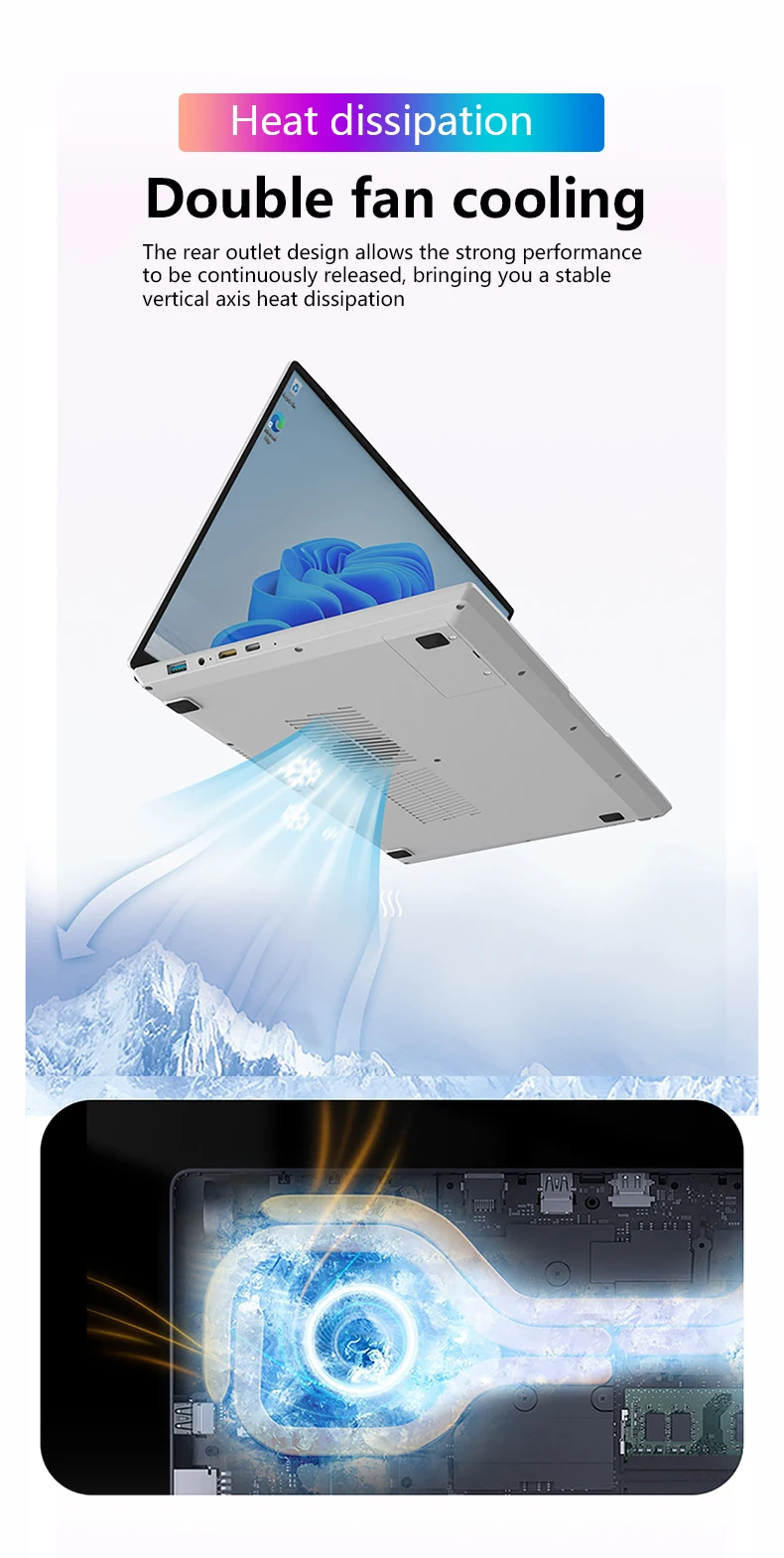 Dual Screen Gaming Laptop Touchable Ultra Slim Laptops New Notebook 16Gb 32Gb Ra