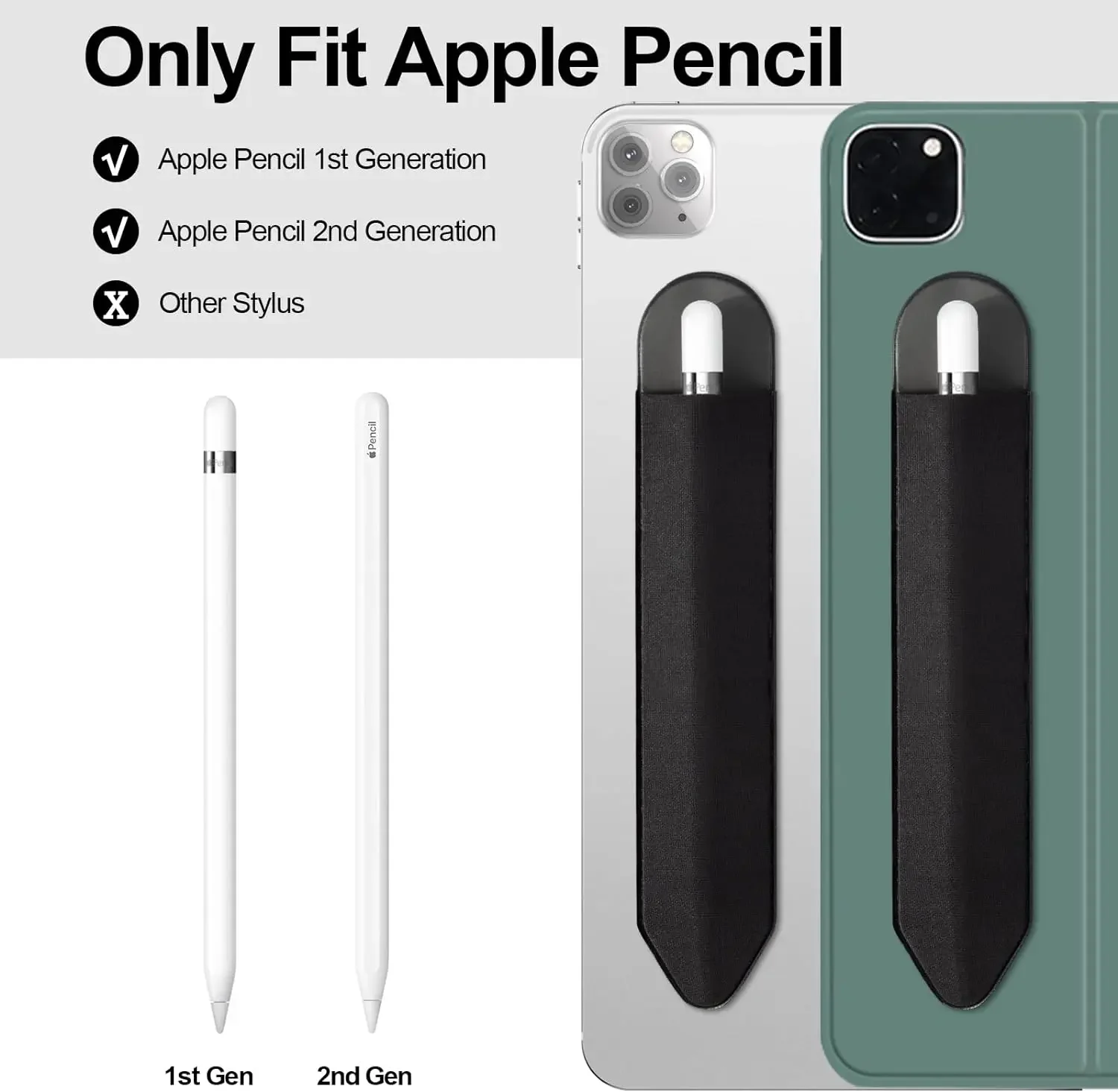 Universal Self-Adhesive Sticky Stylus Holder Pack
