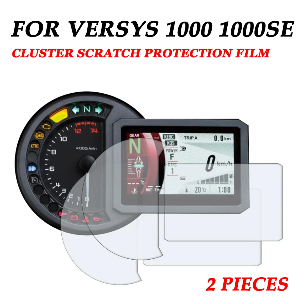 Motorcycle Screen Protector Cluster Scratch Protection Film For KAWASAKI Versys1000 Versys 1000 SE Versys 1000SE 2018