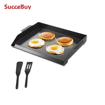 VEVOR Carbon Steel Griddle Universal Flat Top Rectangular Plate Gas Grill Griddle for BBQ Grill Teppanyak for Camping Party
