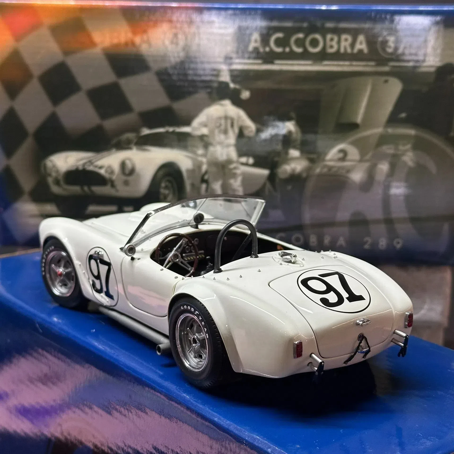 Exoto 1:18 AC Cobra Shelby 289 #97 модель автомобиля | AliExpress