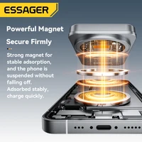 Essager 2-in-1 Magnetic Wireless Charger Qi2 15W