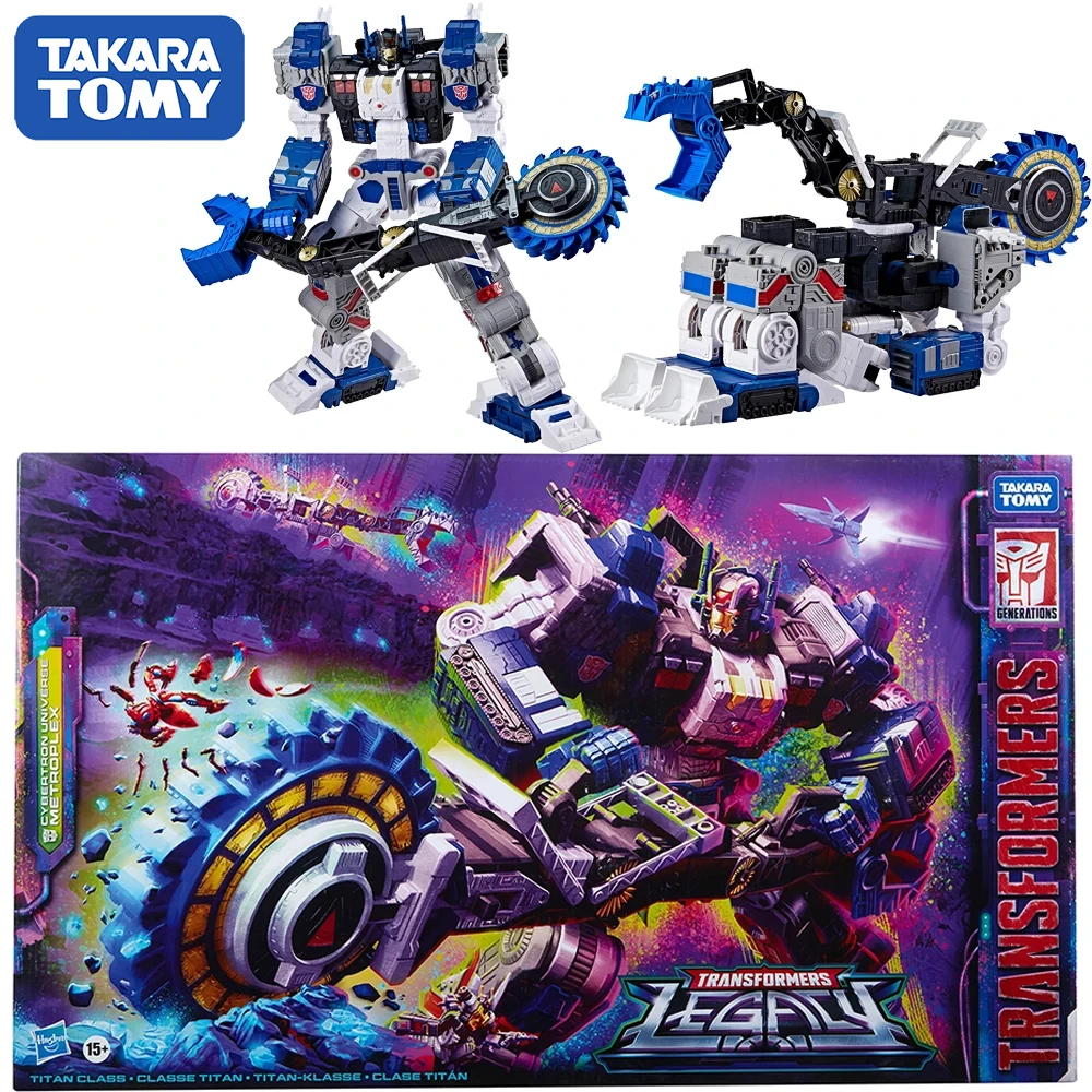 Fornito Originale Takara Tomy Generation Legacy Cybertron Universe Metroplex Titan Class Model Toys Action Figures