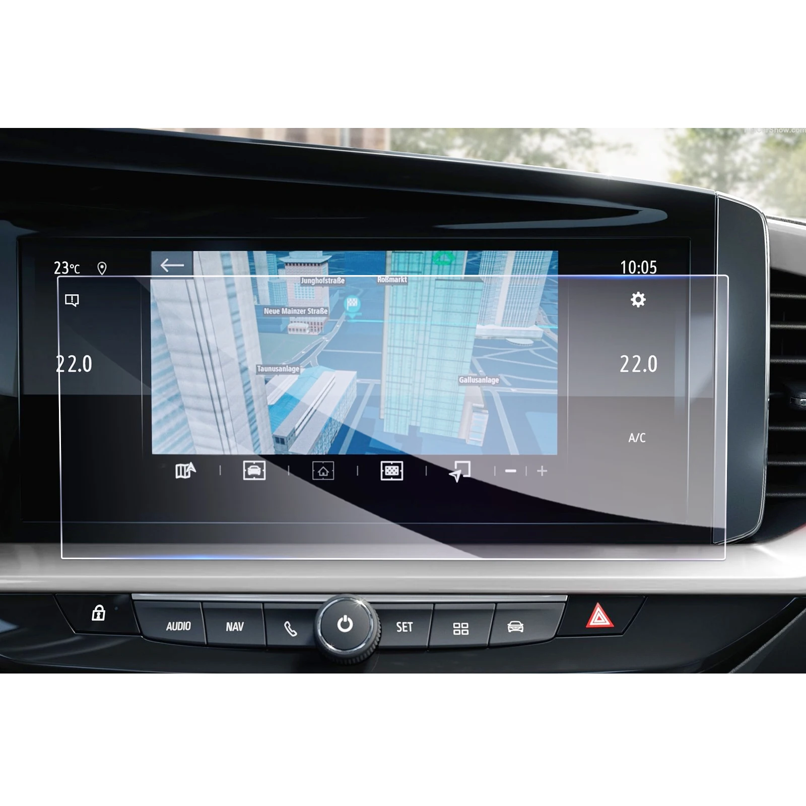For Opel Mokka B 2022 10 Inch Car Navigation Touch Center