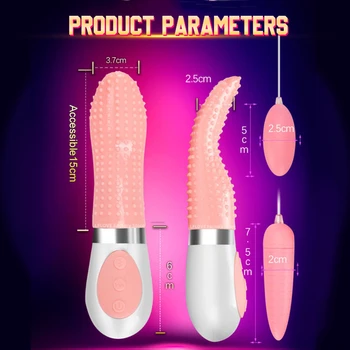 Tongue Vibrator Sex Toys For Women Pussy Licking G Spot Nipples Stimulator Vagina Clitoris Masturbator Dildo Vibrators For Adult 6
