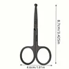 Precision Stainless Steel Scissors For Beard & Facial Hair - Safe Rounded Tip, Ideal For Men & Women 5
