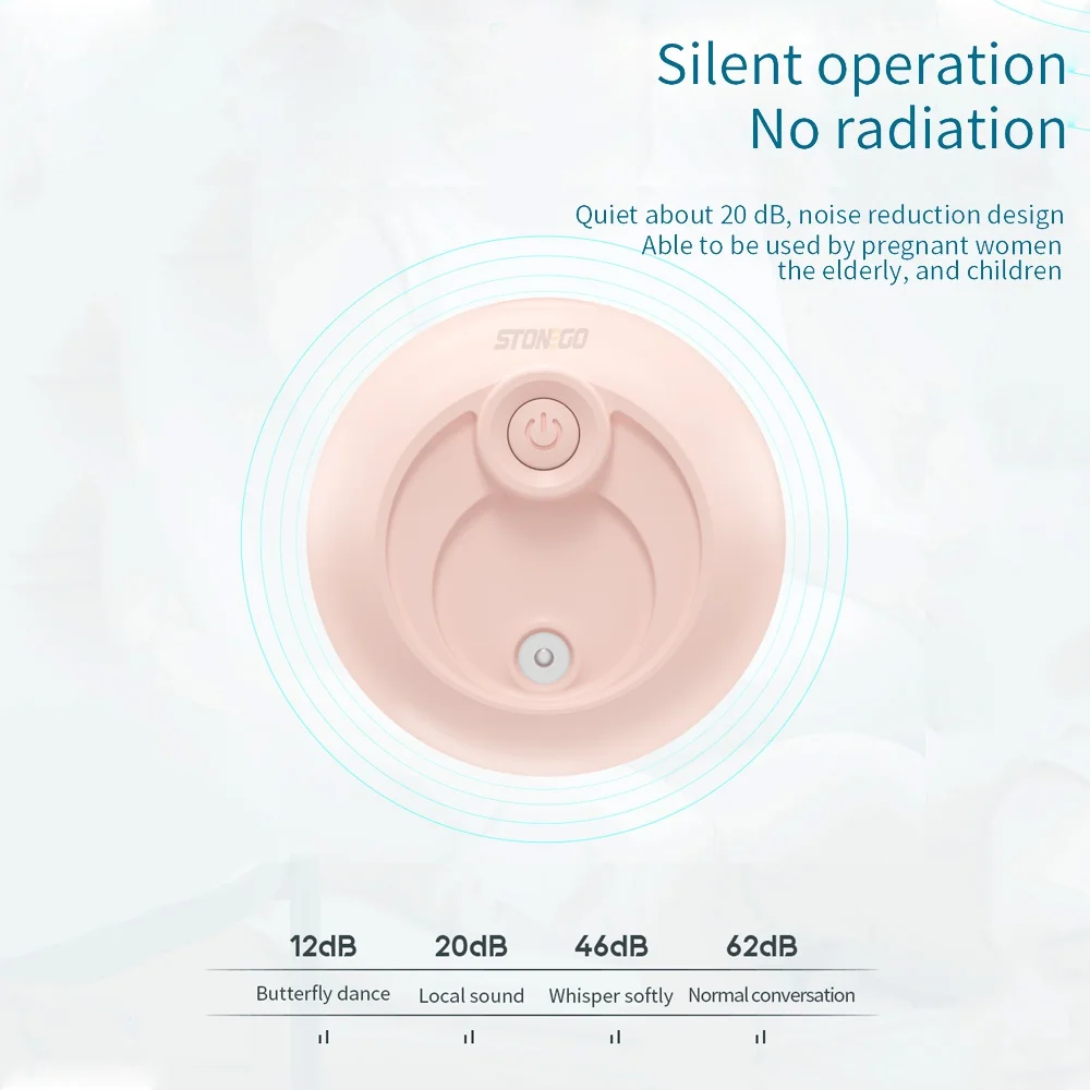 휴대용 330ml USB 쿨 미스트 가습기 자동차 침실 사무실 여행용 건조 방지 개인용