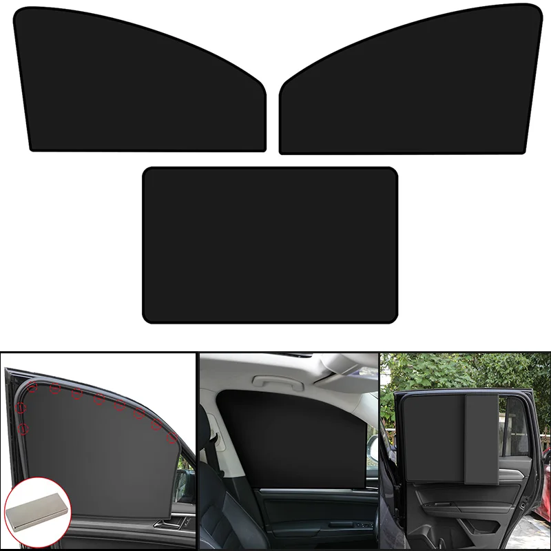 

1 Pcs Universal Car Magnetic Sunshade Car Curtains Car Windshield Sun Shield Cover Double Sides Car Window Sun Shade Protector