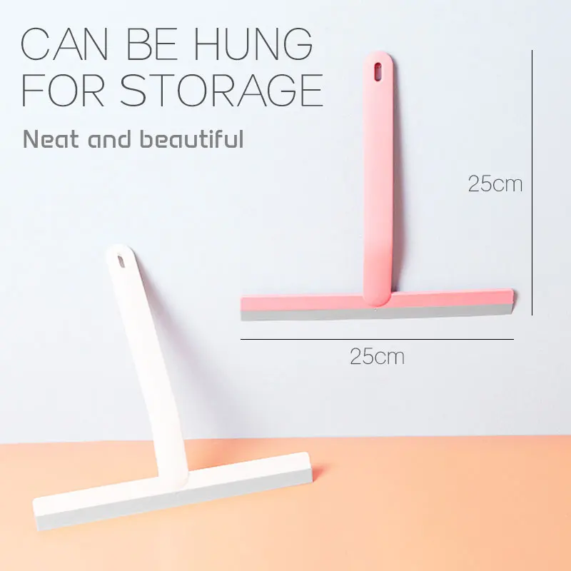 Silicone Scraper Washing Wiper Glass Clean Floor Window Cleaning Supplies Household Cleaning Tools 5