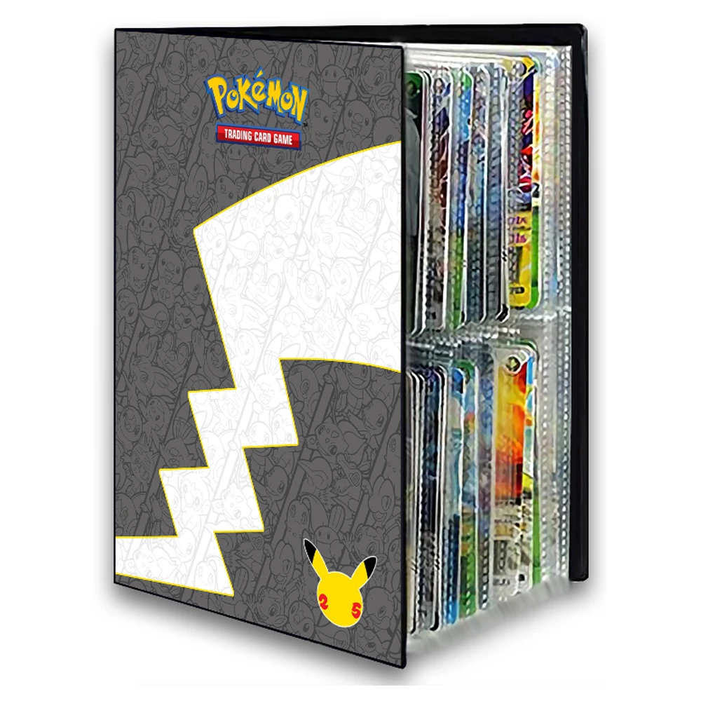 Nouveau Pokemon Album Livre 25ème Anniversaire Célébration 4 Pocket 240pcs  V Max Carte Carte Dossier Collection Kid Cadeau