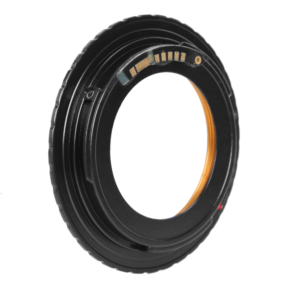 M42-EOS Adapter Ring Copper Electronic Chip 3 AF Confirm Electronic Focus Accuracy Flexible for Canon DSLR 600D 60D