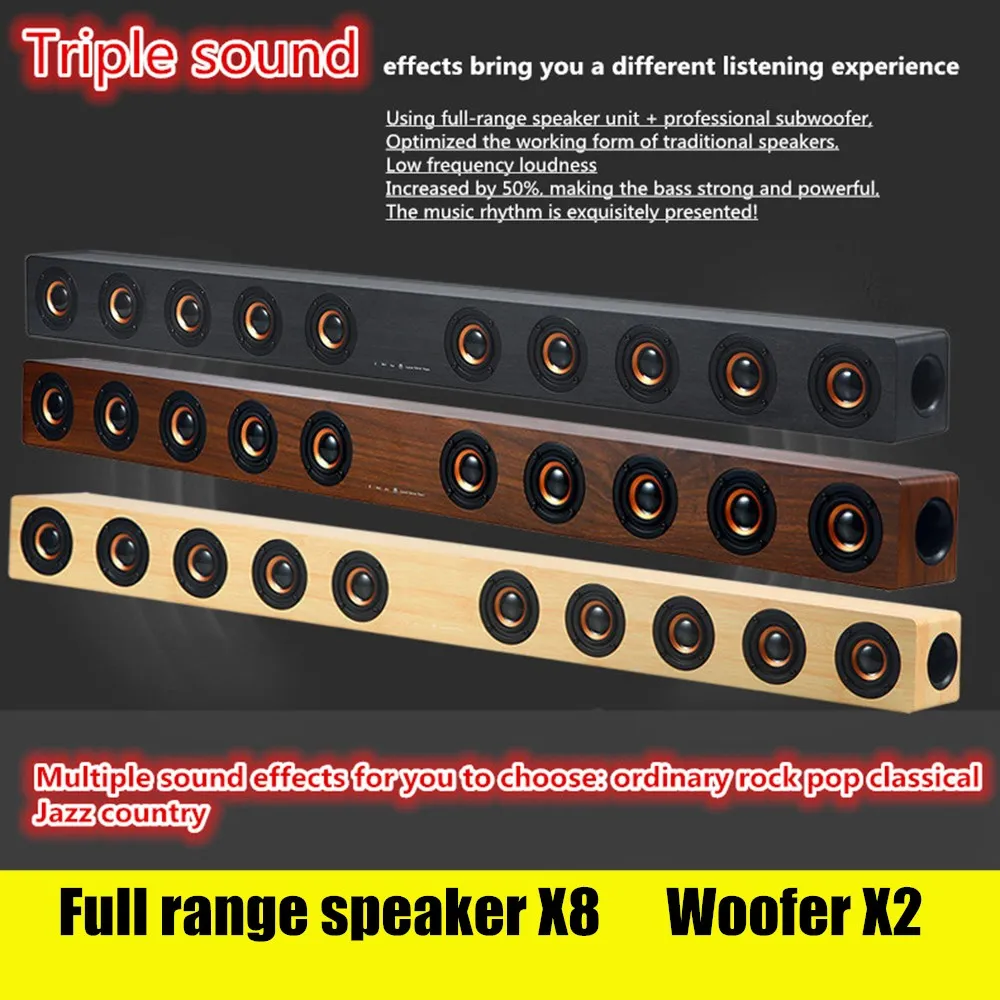 Altoparlante Tv Altoparlanti Per Computer Home Theater 10 Altoparlanti Soundbar A Colonna Subwoofer Ad Alta Potenza Con Subwoofer Per Tv Music System 