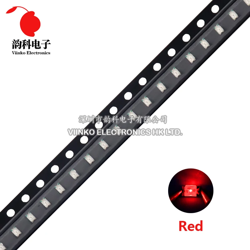SAMIROB 100 teile/los 0805 SMD LED Weiß Eis Blau Rot Blau Gelb Grün Orange Warm Weiß Rosa Lila RGB 2012 Leuchtdiode – Detail 17