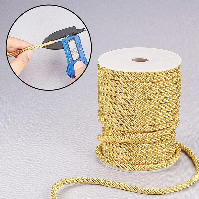 5mm 10m Twisted Cord Rope Trim Craft Decorative Nylon Rope