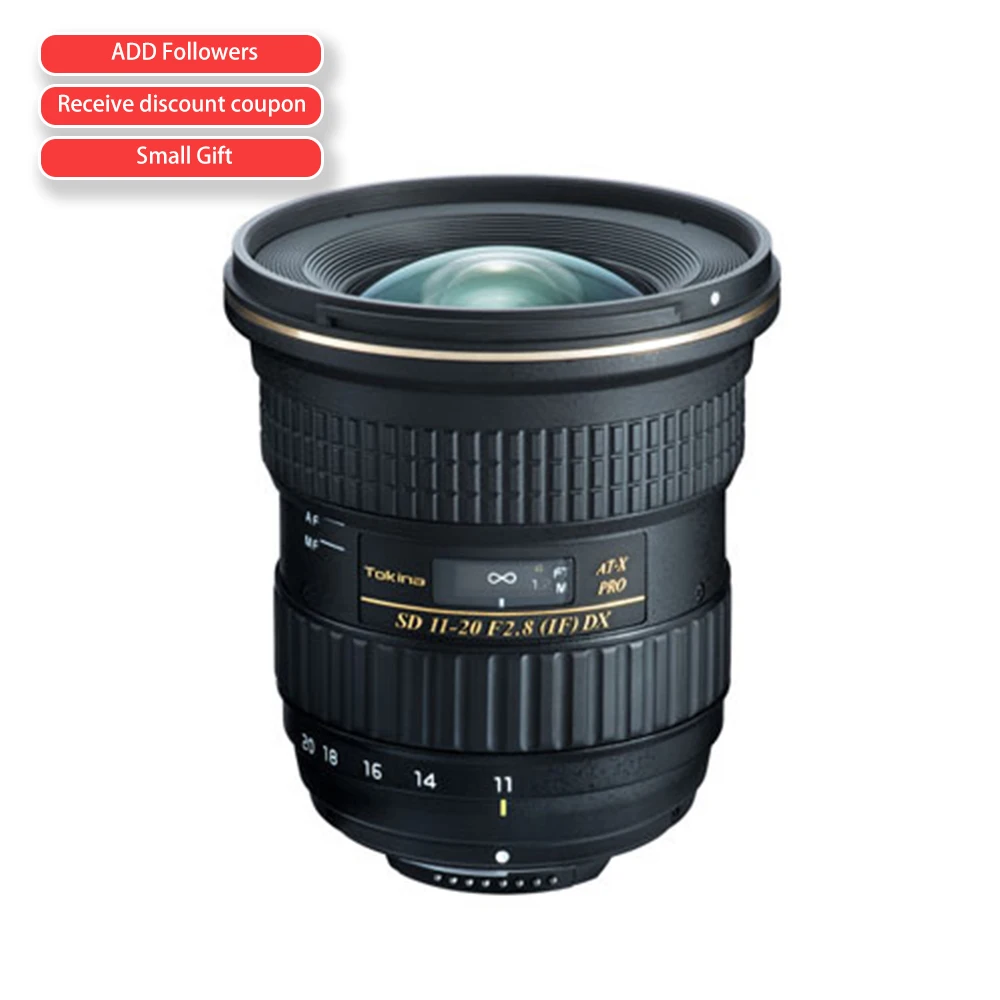 Tokina At-X 11-20Mm F2.8 Obiettivo Grandangolare Con Zoom Grandangolare Per Canon Nikon