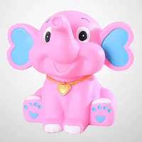 Cartoon Elephant Saving Bank Safe Material Lightweight Kids Piggy Bank Resin Craft Decoration Fits Standard for Children 1