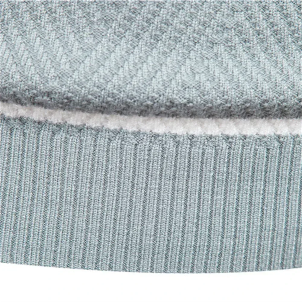 Embroidered LONSDALE Mens Boys Winter Stripe Sweater Thick Warm Pullovers Men's O-neck Basic Casual Slim Comfortable Sweaters 5
