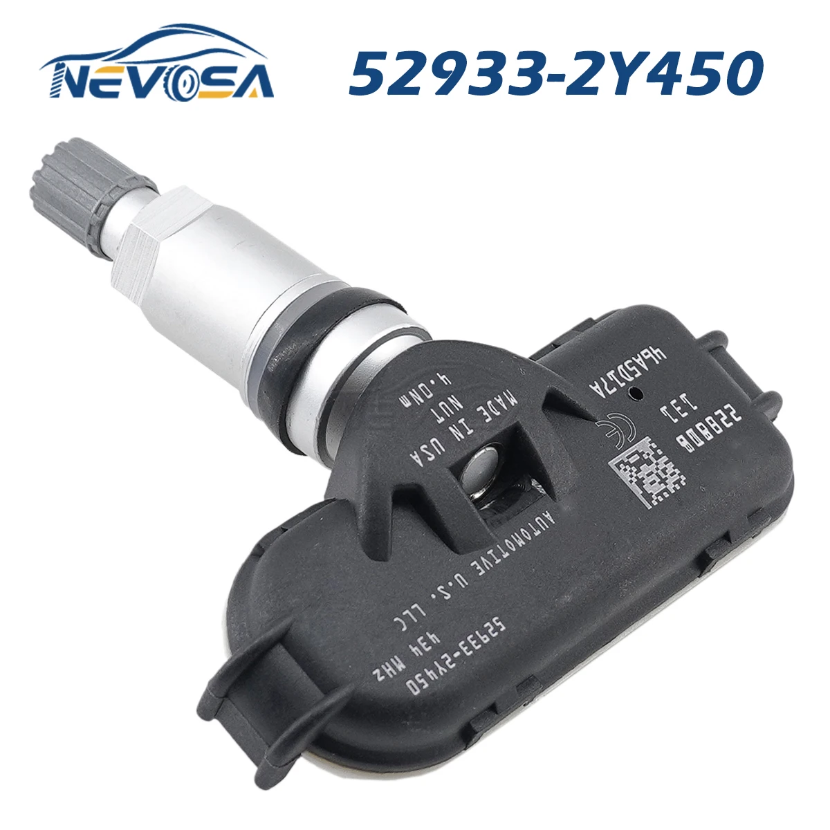 Capteur TPMS Pour Kia Rio 2011-2017 - Réf. 529332Y450, Fréquence 433MHz, Batterie 5 Ans, Facile à Appairer