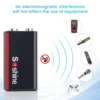 Soshine Original USB Lithium Battery 9V 500mAh Li-ion Rechargeable Batteries Low Self-discharge 4LED PowerDisplay for Multimeter 4