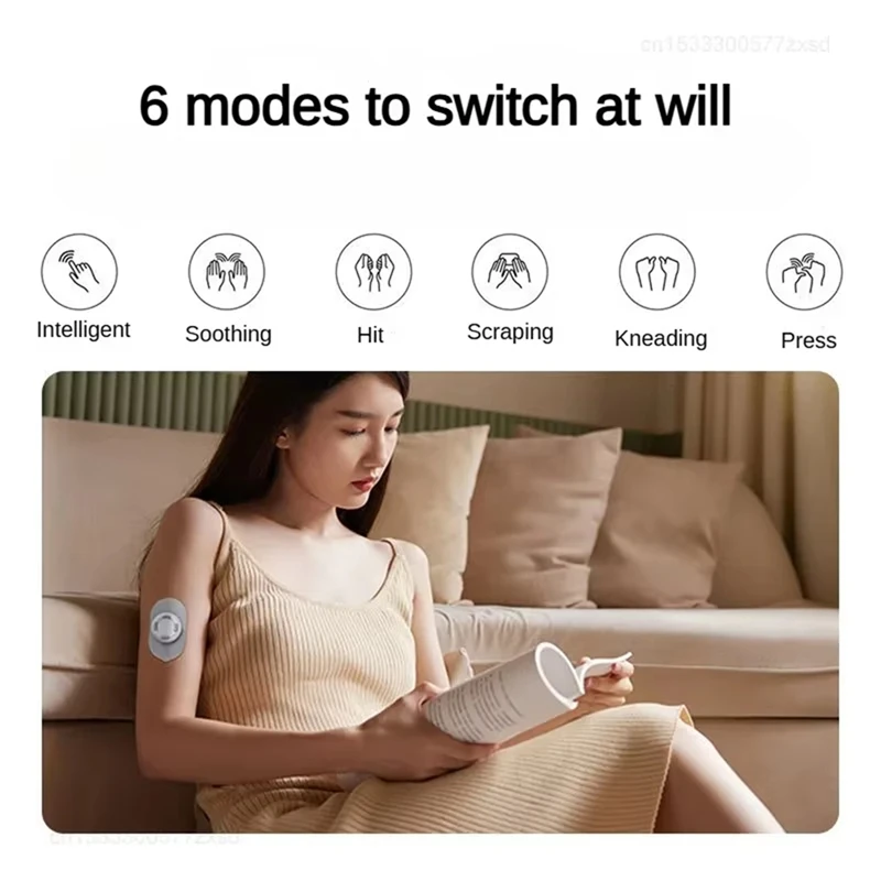 Portable Smart Massage Patch Cervical, Shoulder, Neck Multifunctional Massager Compact Design For Muscle Relief