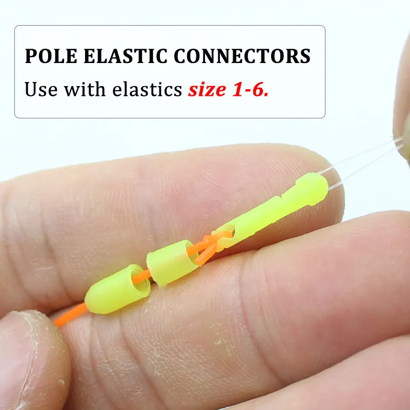 10pcs Carp Fishing Accessories Pole Elastic Connector For Carp