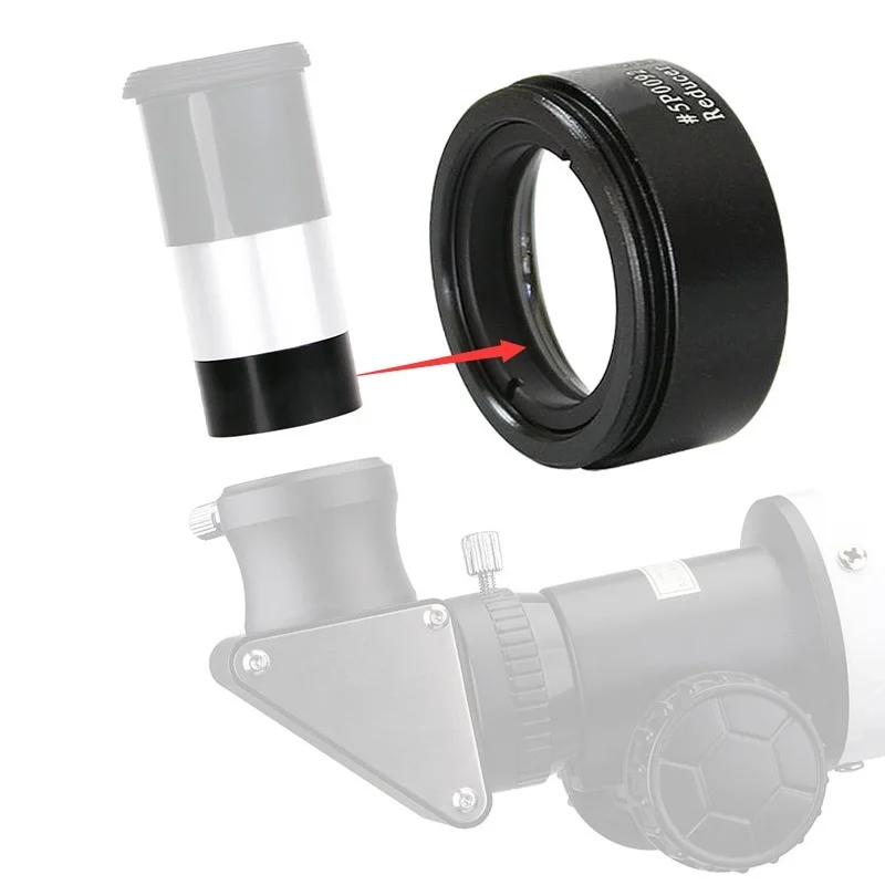 Réducteur De Focale 0,5X Datyson – 1,25 Pouces, Filetage M28 – Pour Télescope, Oculaire Astronomie