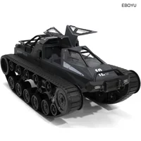 EBOYU 1203 RC Tank Car 1:12 Scale 2.4GHz Remote Control Rechargeable Drift Tank 360° Rotating Vehicle Gifts for Kids 2