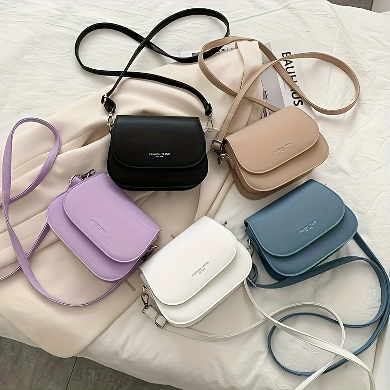 Bolso De Mano Con Lazo A La Moda, Bandolera De Hombro Ins, Bolso Cruzado De Cuero PU Para Mujer