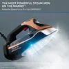 Rowenta Perfect Pro Stainless Steel Soleplate Steam Station, Blue & Steam Force Pro Stainless Steel Soleplate Steam Iron 6