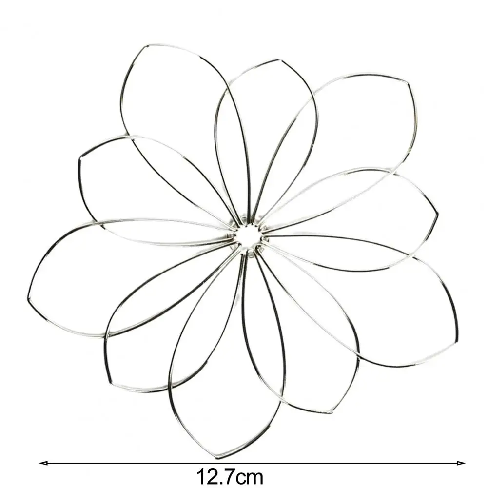 Metal Vase Flower Arranger Grid Floral Stem Holder Multi-holes Bouquet Plant Fixation Flower Frog Iron Floral Arrangement Tool 6