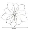 Metal Vase Flower Arranger Grid Floral Stem Holder Multi-holes Bouquet Plant Fixation Flower Frog Iron Floral Arrangement Tool 6