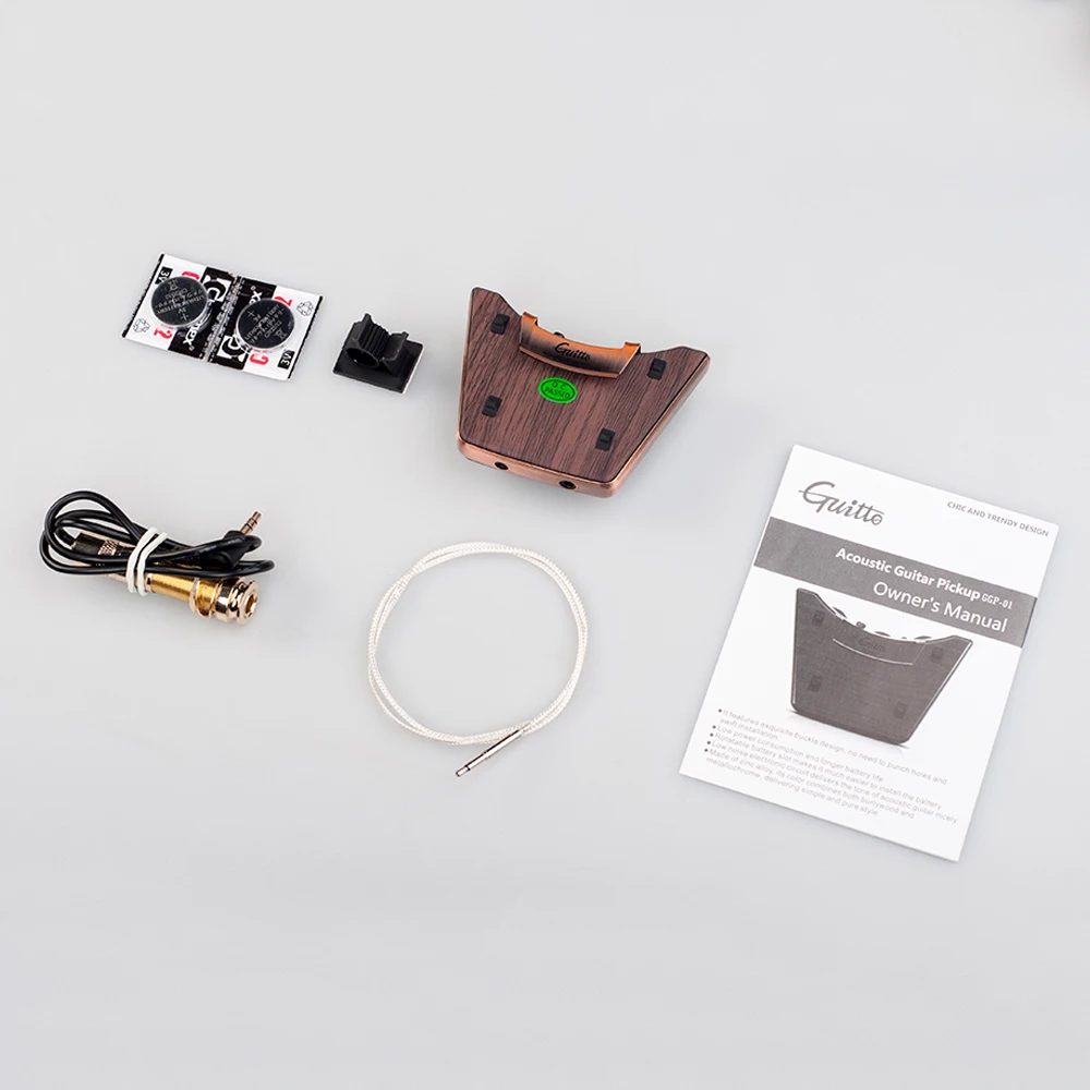 

GGP-01 Soundhole Pickups Acoustic Guitar Pickups Soundhole Double Pickup for Classic Acoustic Guitar
