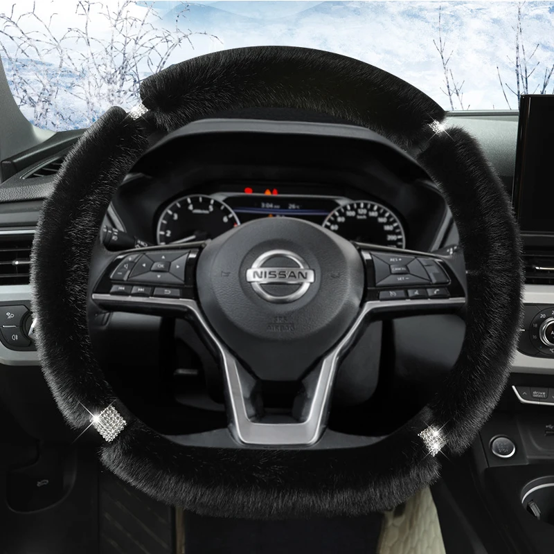 

Зимняя плюшевая Бриллиантовая версия для Nissan X-Trail, Qashqai, March, Серена, Micra Kicks 2017-2019, Altima Teana 2019
