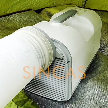 Portable Mobile Air Conditioner Camping Tent Garage Room Cooler 600W Mini Mobile Air-Con No Installation with Remote Control