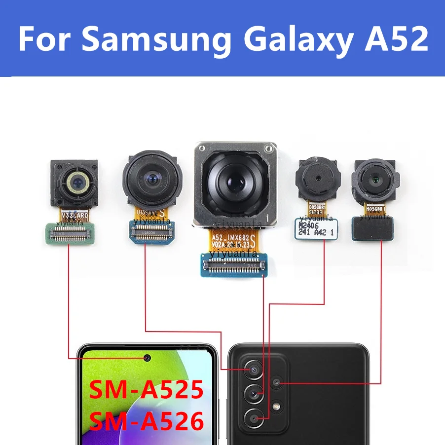 Front Back Camera For Samsung Galaxy A52 A525 A526 A528 Rear