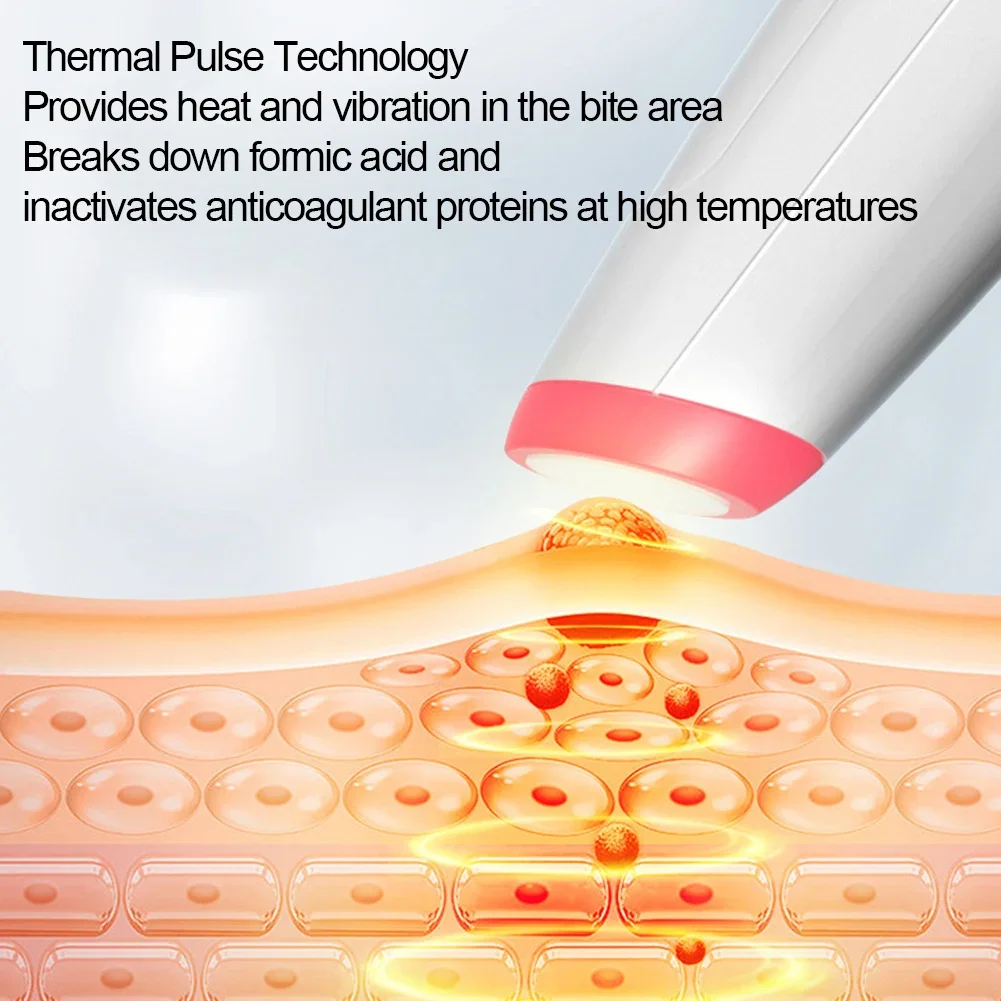 Insect Bite Healer Electronic Mosquito Bite Relief Stick Electronic Mosquito Bite Pen for Itching Bite Insect Mosquito Relieve