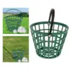 Unbreakable Golf Ball Basket Plastic Carrying Bucket Holder with Handle 3
