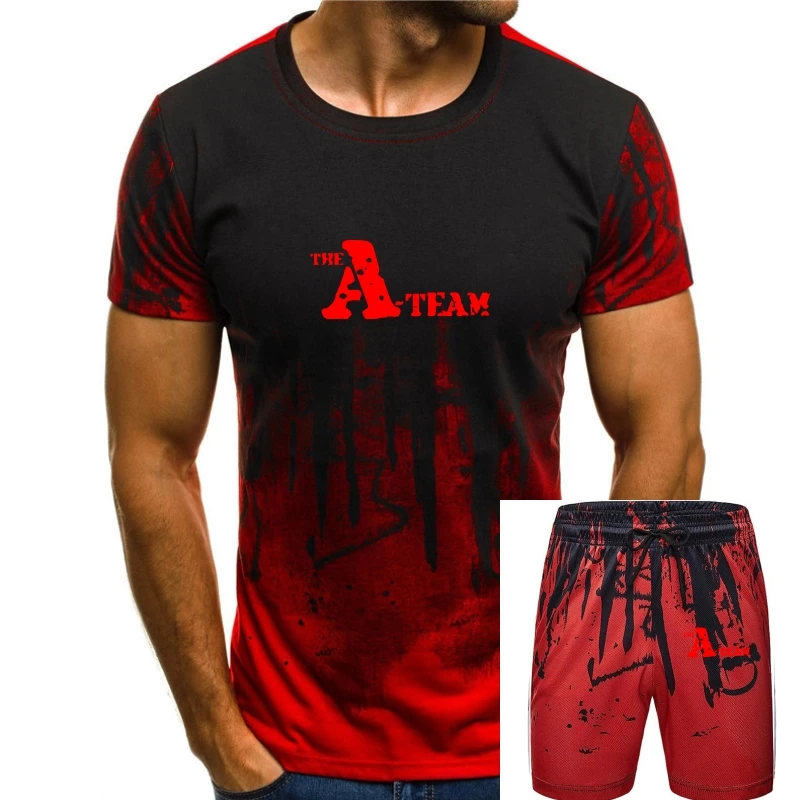 

A-TEAM TV Series Logo RETRO Classic Black T-shirt