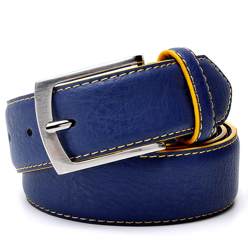 brown dress belt Men Leather Belt For Jeans Luxury Strap Western Designer Male Waist Trouser Belts Fashion Classic Vintage Pin Buckle brown dress belt Belts