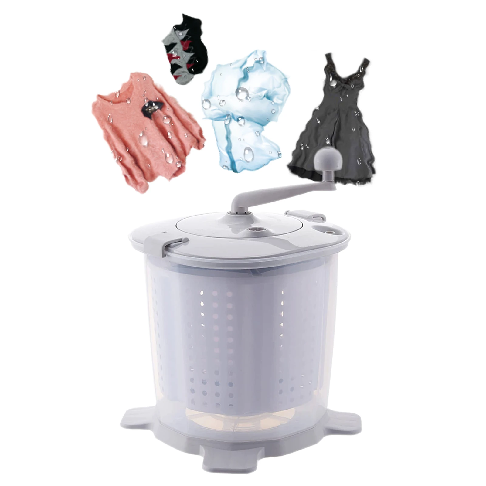 HandCrankWasherNonElectricClothesWasherForEverydayClothes