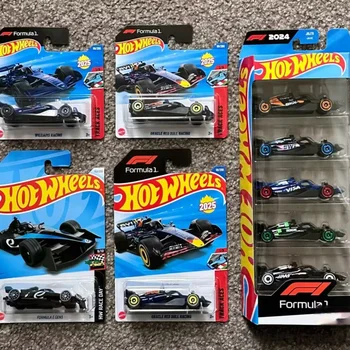 Hot Wheels Cars Model 1pcs 5pcs Red Bull Racing Diecast Mattel F1 C Case Oracle Mclaren Car Custom Alloy Car Kid Toybirthdaygift