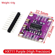 6 Módulos Sensor Peso HX711 - Convertidor AD 24 Bits, Doble Canal, Compatible Con Arduino Para Proyectos DIY