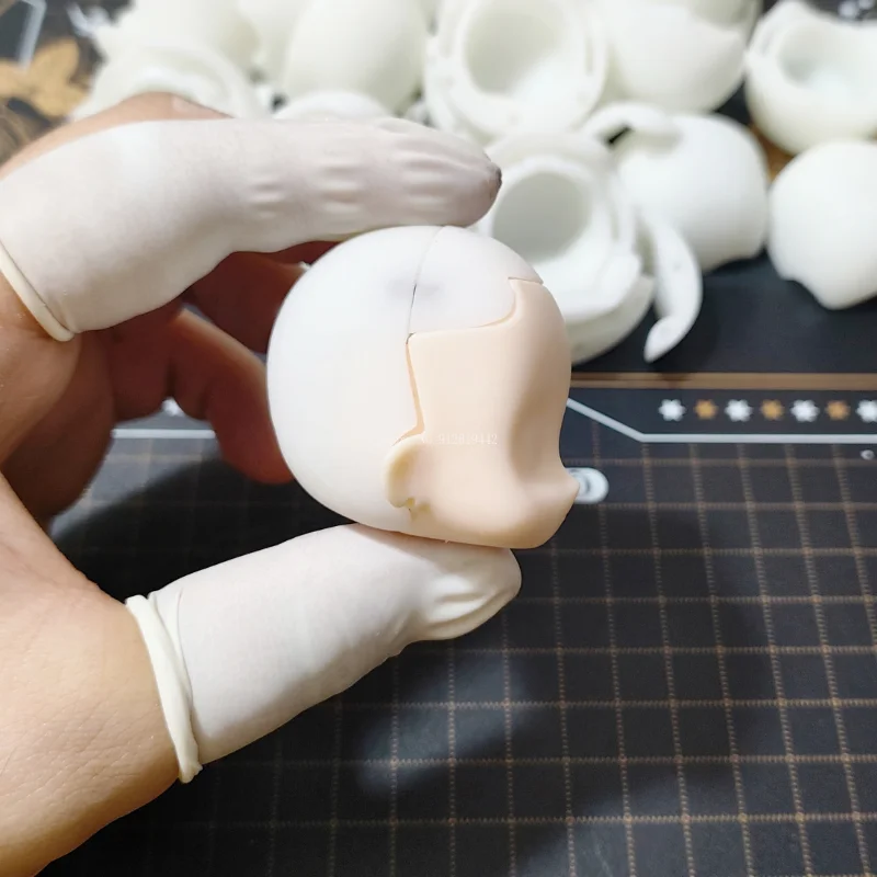 粘土ヘッドドール 11磁気吸引/挿入タイプ空のヘッドシェルドールヘッド,日曜大工の陶器